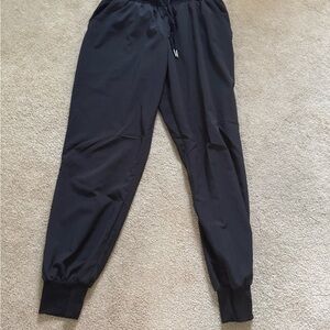 Urban Outfitters Black Joggers with Elastic Cuffs and Drawstring Waistband